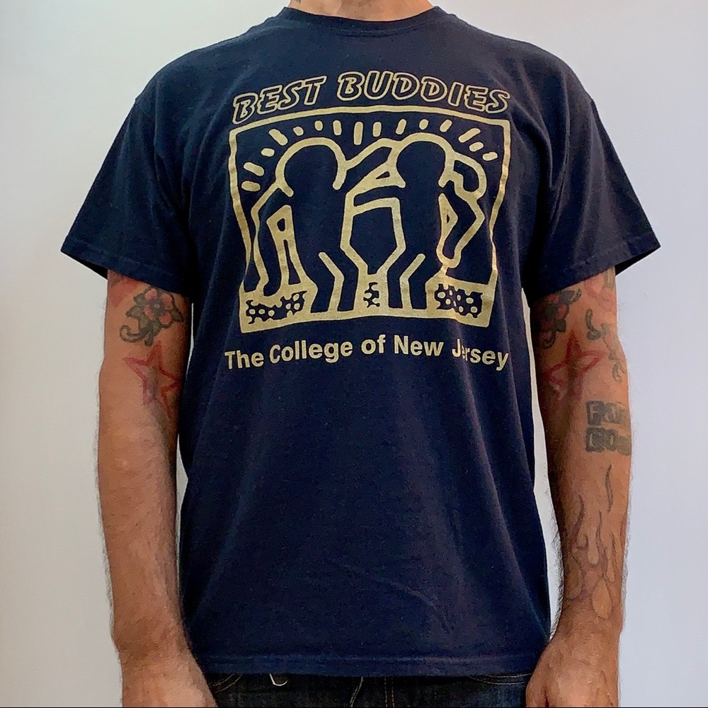 BEST BUDDIES Keith Haring GILDAN Graffiti Art